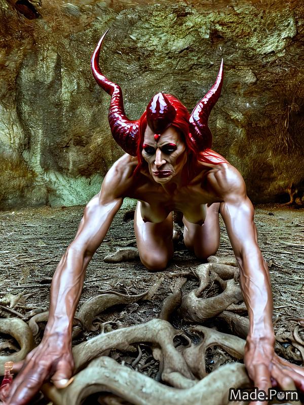 Porn Image Of Crawling Nude Angry Devil Dark Fantasy Full Shot