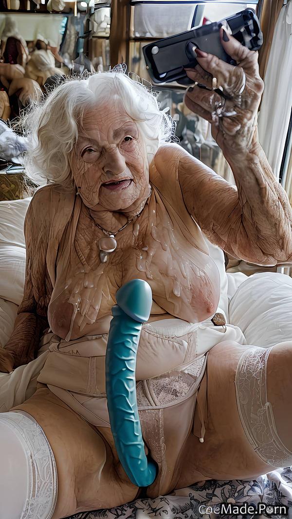 Porn Image Of Facial Masturbation Selfie Spreading Legs White Hair