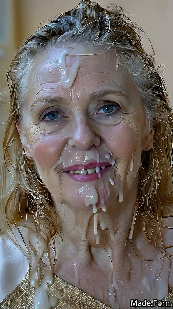 Porn Image Of Wet Babe Facial Platinum Blonde 60 Close Up Bukkake