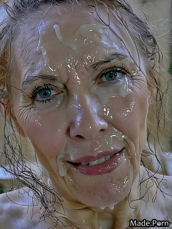 Porn Image Of Nude Wet Irish Close Up Facial Photo White Created By Ai