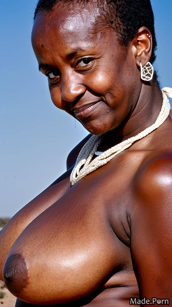 Porn Image Of Bimbo Huge Boobs Himba Necklace Saggy Tits Realistic Art