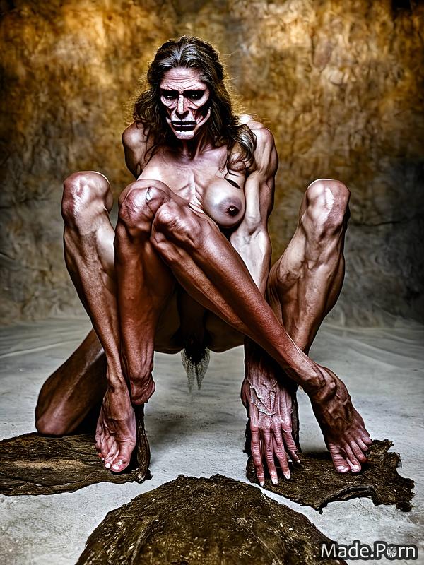 Porn Image Of Spreading Legs Squatting Nude Creepy Devil Dark