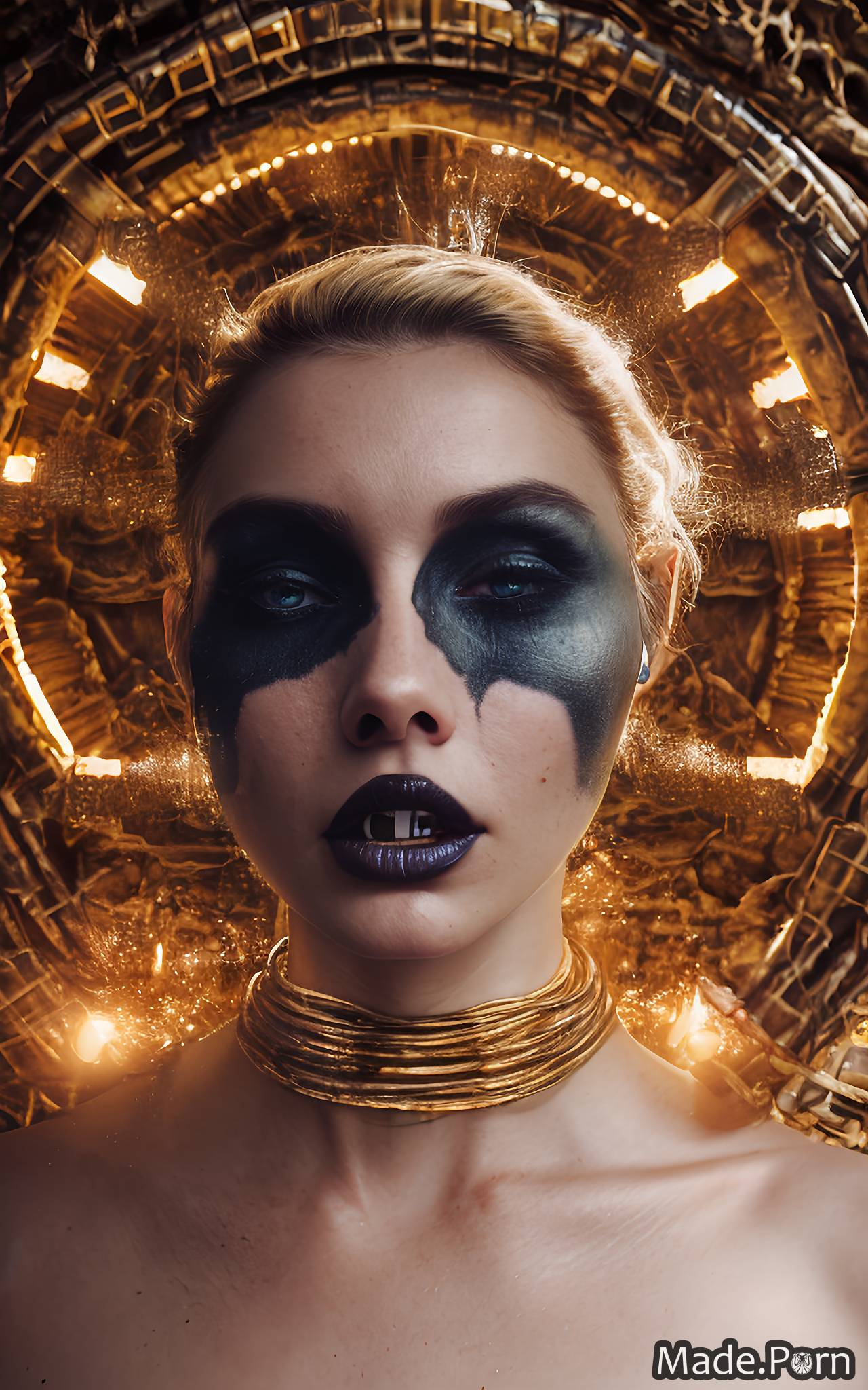 Porn Image Of Cyberpunk Braided Hair Alien Planet Fisheye Devil