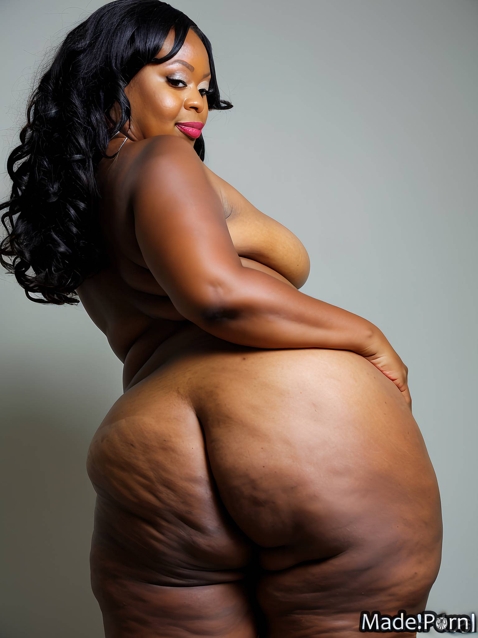 Porn Image Of Sideview Big Ass Looking At Viewer Nude Fat Nigerian