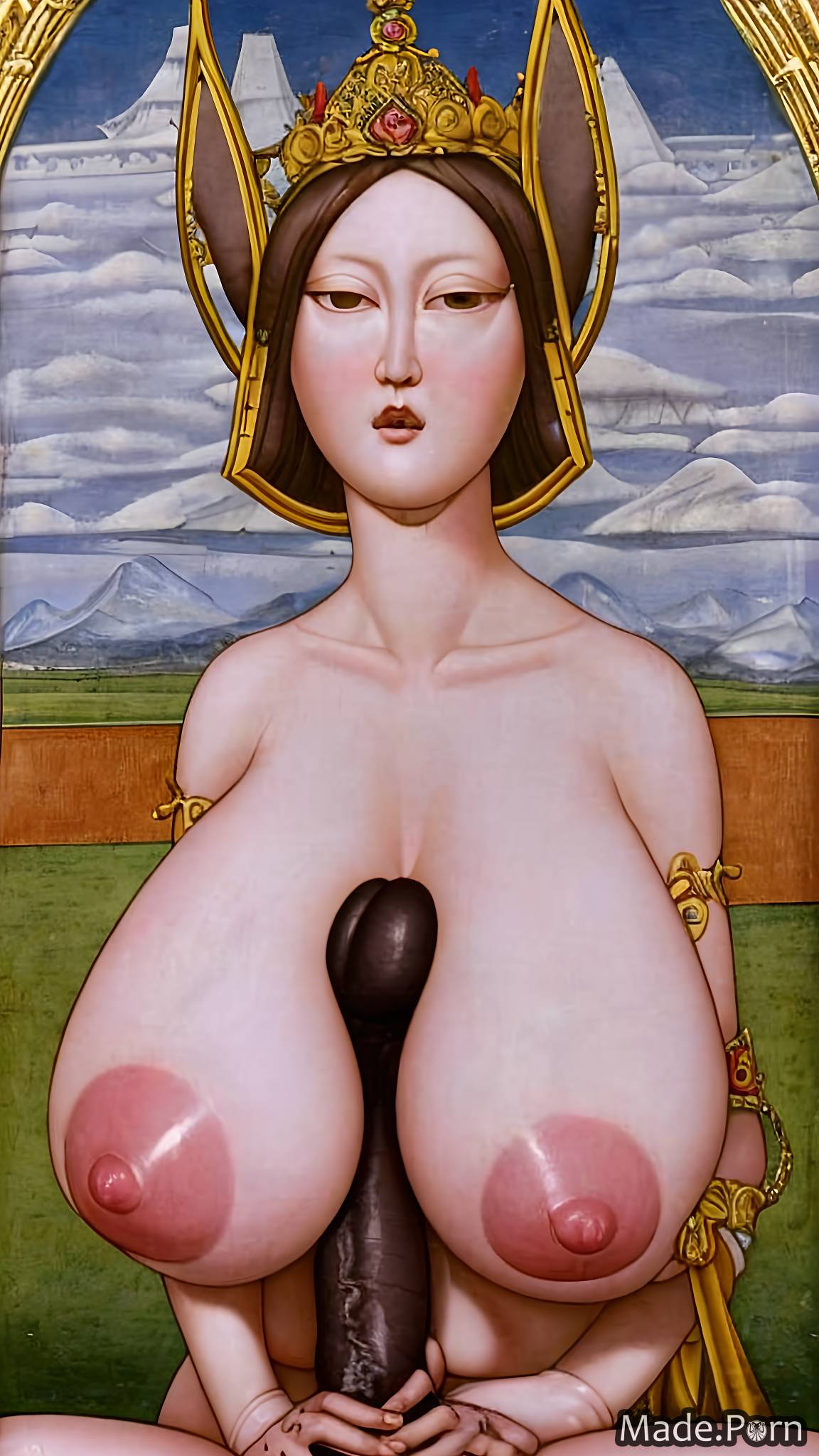 Porn Image Of Nude Gothic Big Balls Saggy Tits Gigantic Boobs Huge