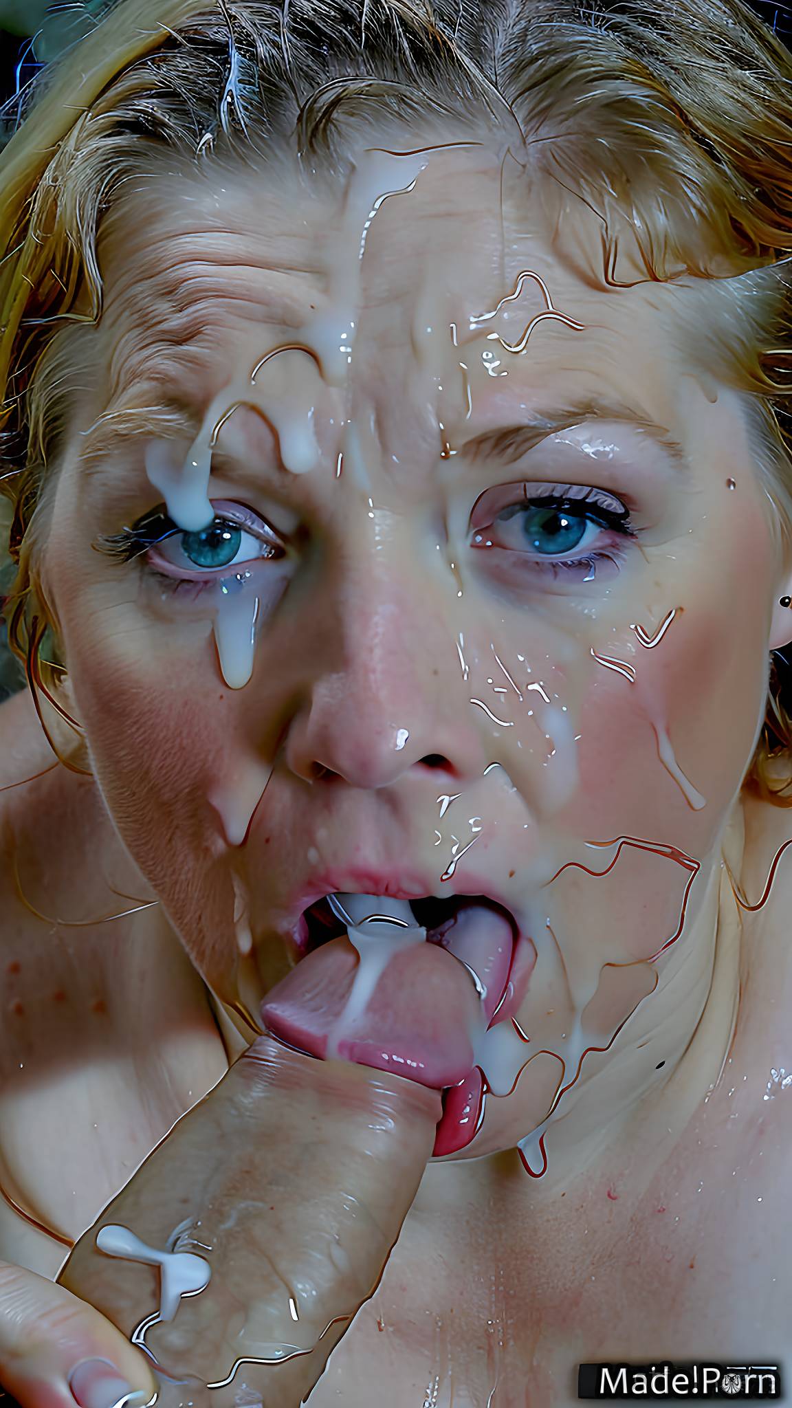 Porn Image Of Facial Vintage Close Up Wet Bukkake Slutty Ginger Created