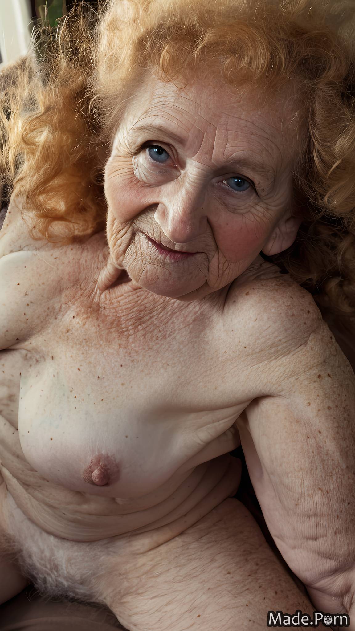 Porn Image Of Curly Hair Close Up Sitting Ginger Short Irish Realistic