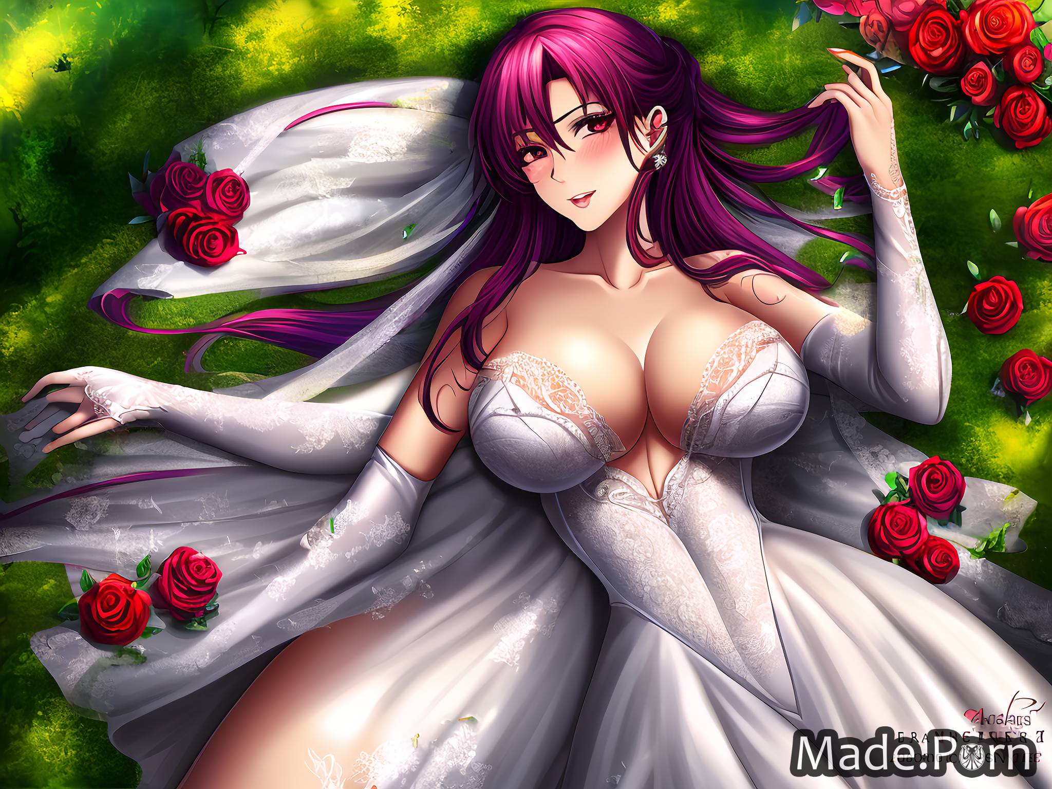 Porn image of wedding babe perfect body korean 20 busty park anime created  by AI