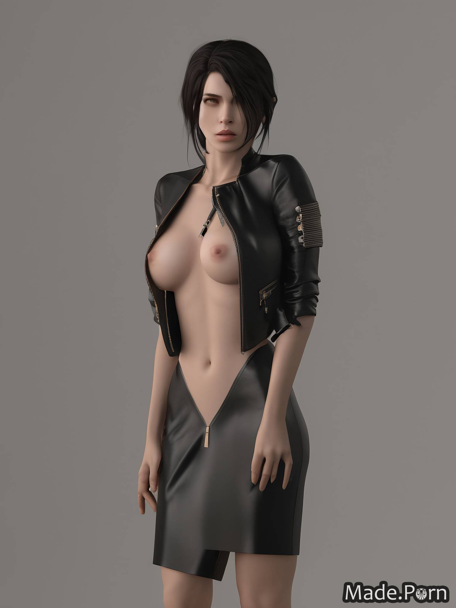 3d Leather Porn - Porn image of 3d nude leather 20 created by AI