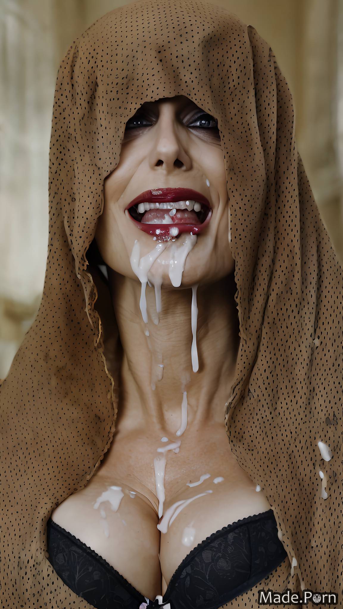 Fantasy Porn Nun - Porn image of facial hijab cum on ass dark fantasy nun 60 angry created by  AI