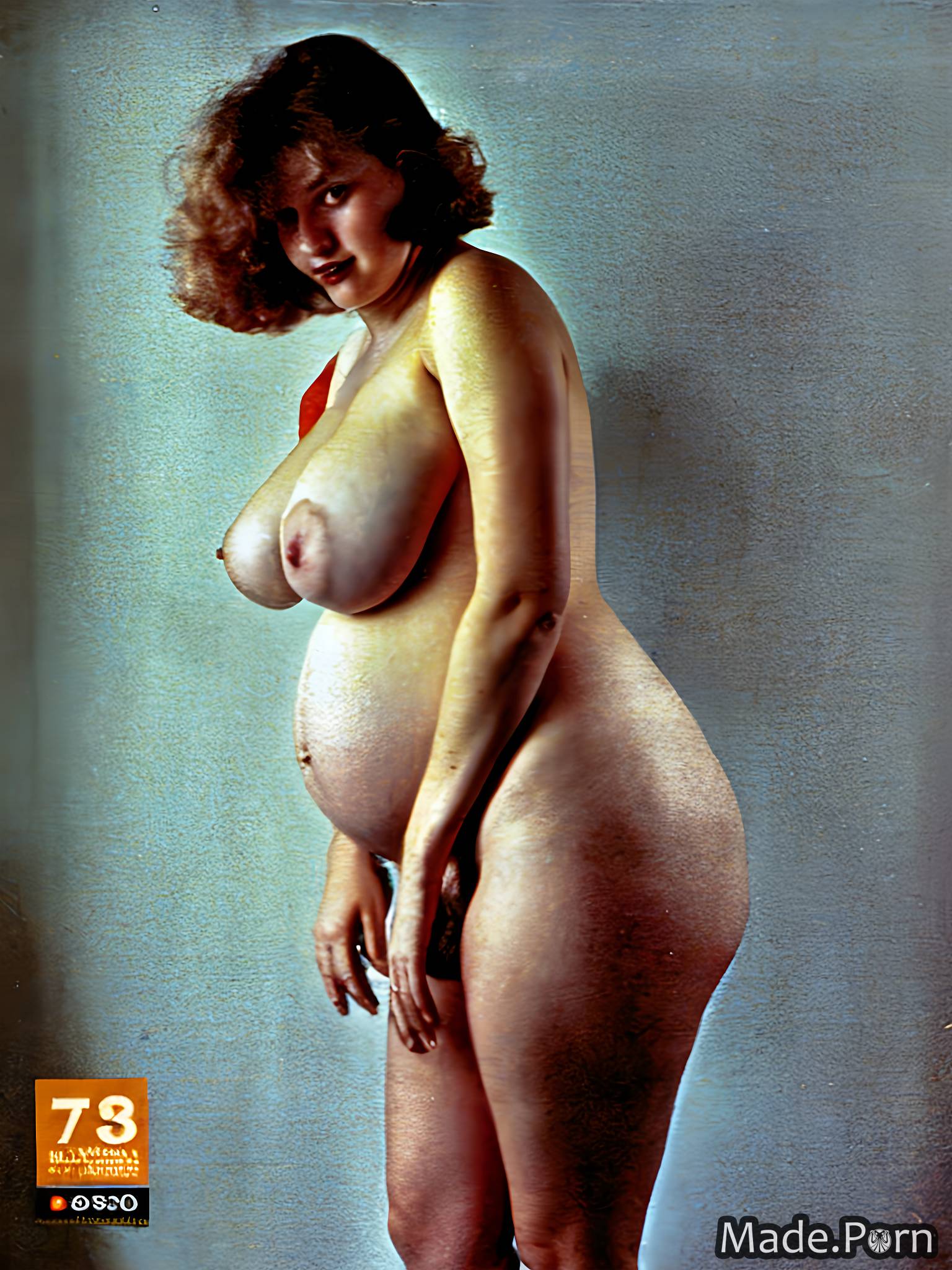 Vintage Naked Bbw - Porn image of big hips pubic hair bbw chubby vintage nude big ass created  by AI