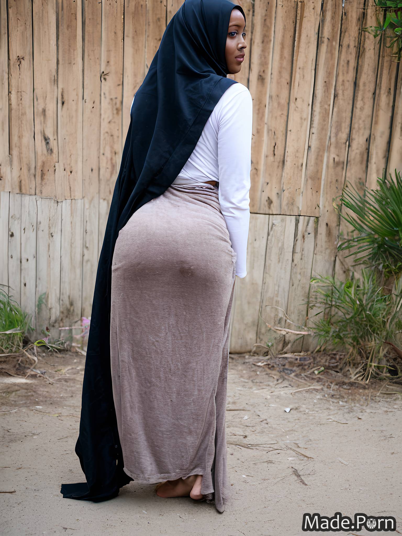 Porn image of hijab big ass somali photo woman pov fully clothed created by  AI