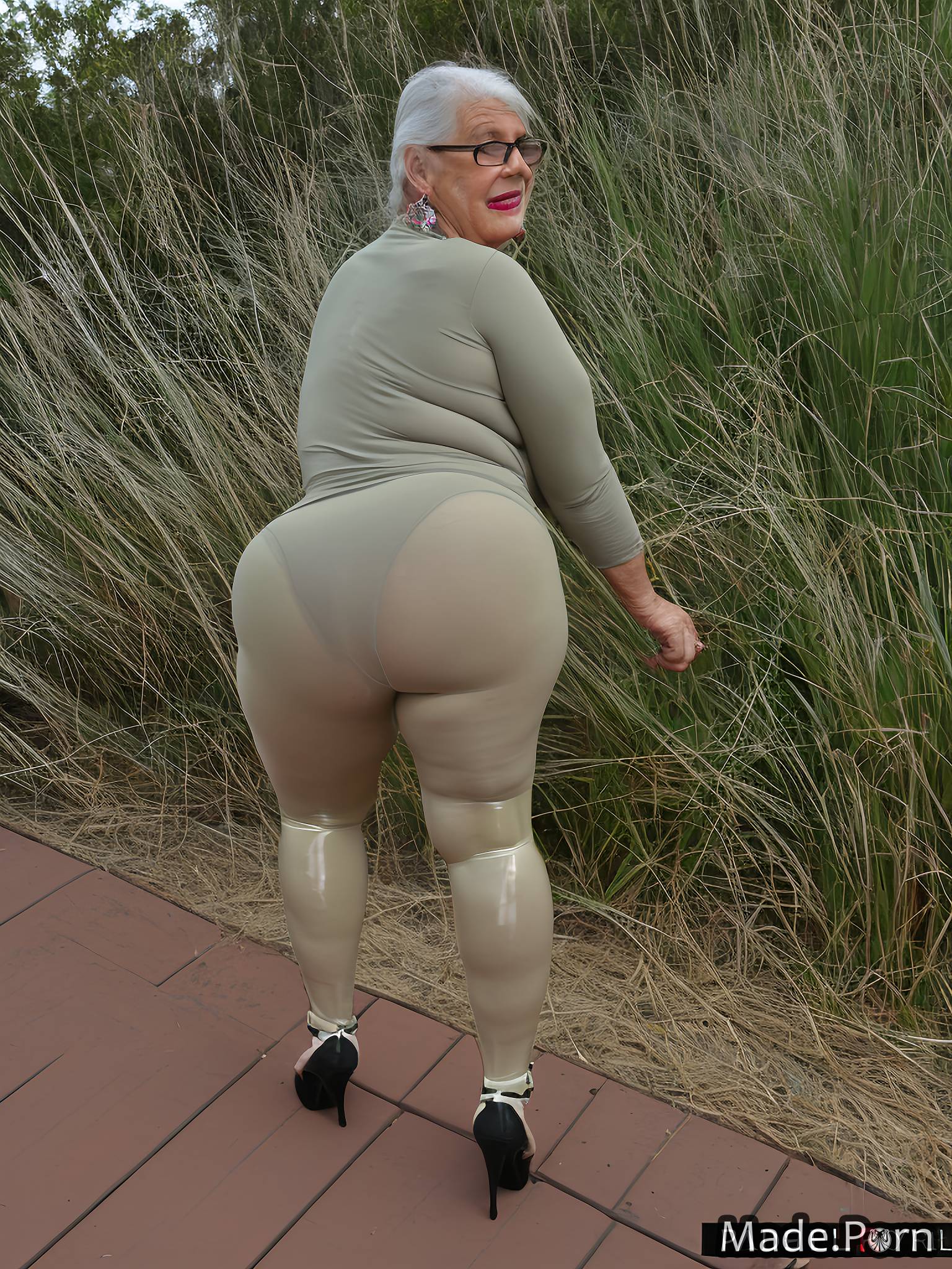 Porn image of photo dress thick chubby pantyhose busty big hips created by  AI