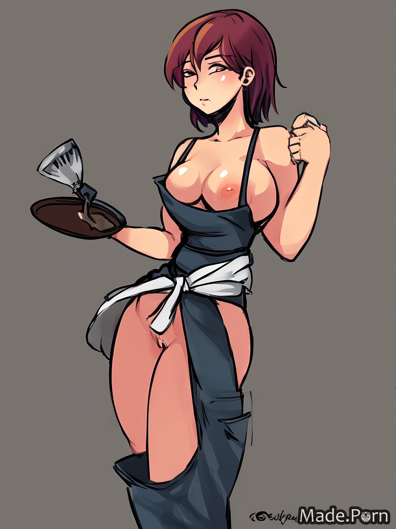 1536px x 2048px - Porn image of nude apron Cartoon created by AI