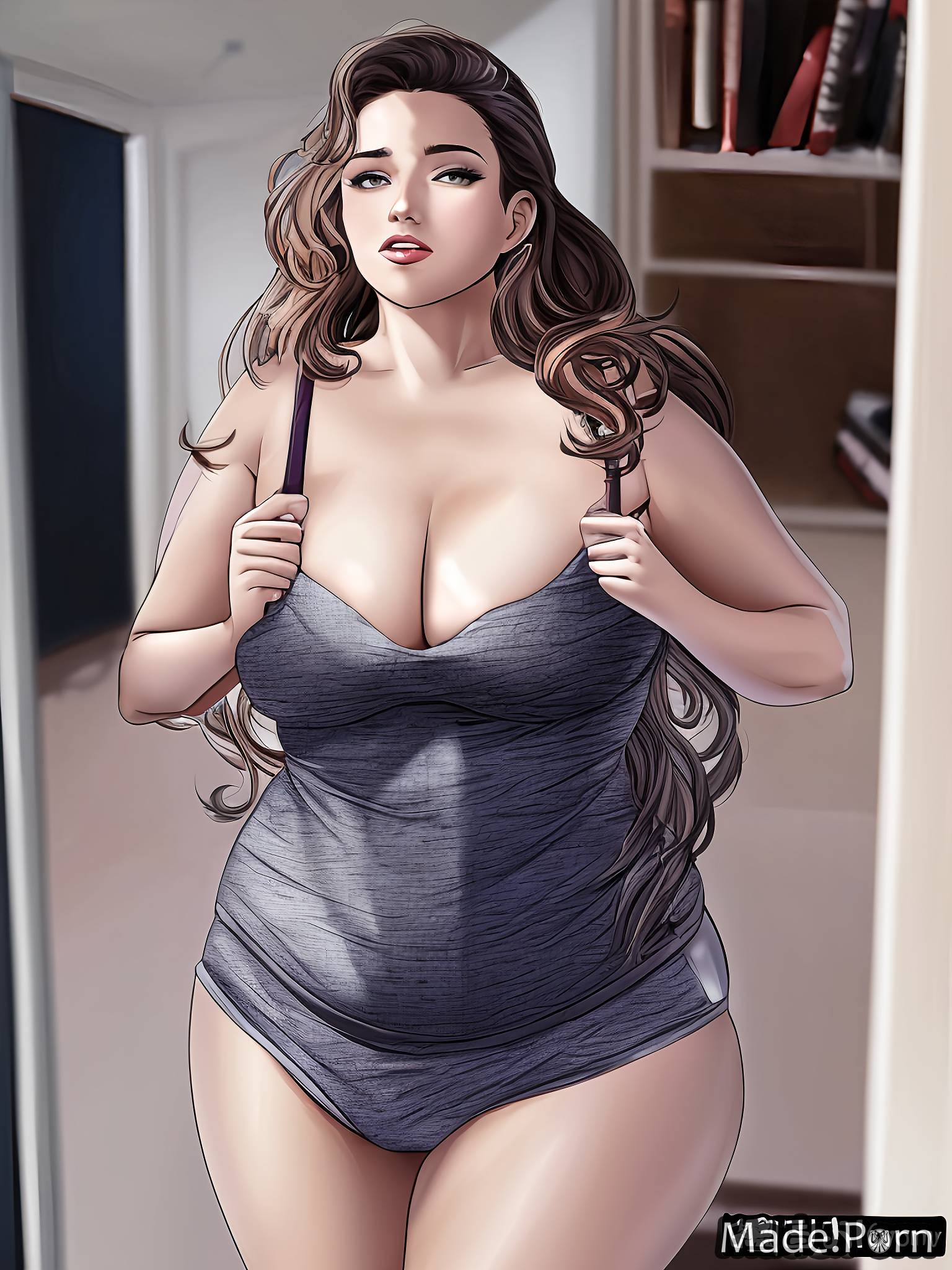 1536px x 2048px - Porn image of bbw big hips cosplay natural tits woman caucasian anime  created by AI