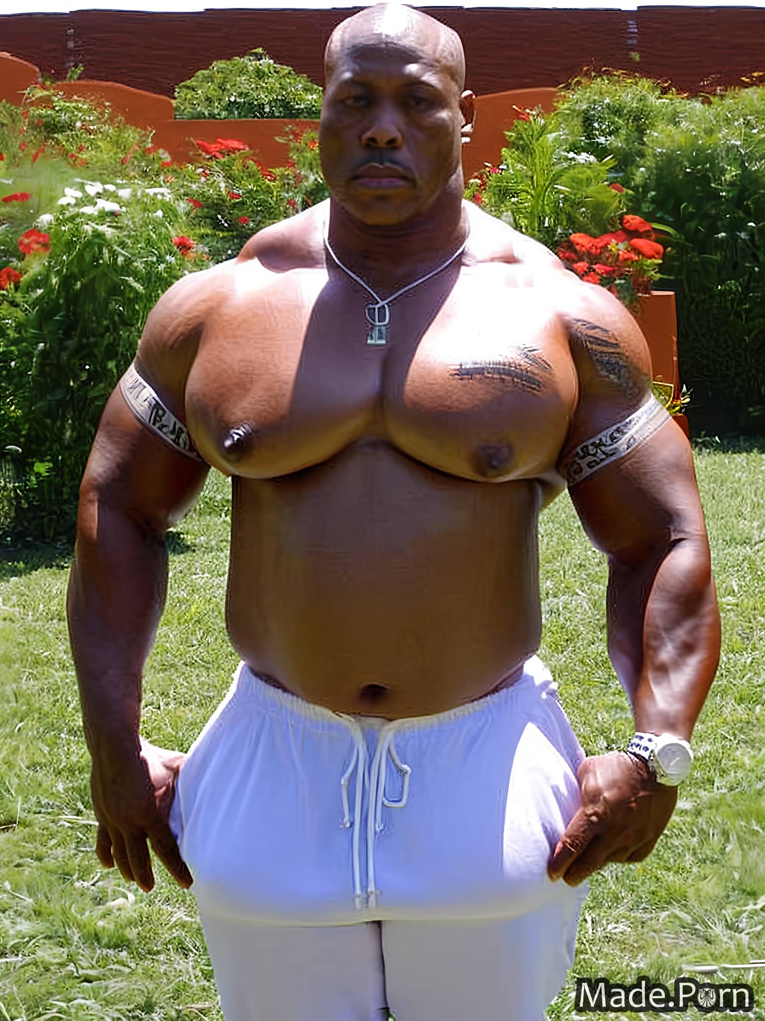 Porn image of athlete jeans gay tanned skin working out natural tits tall  created by AI