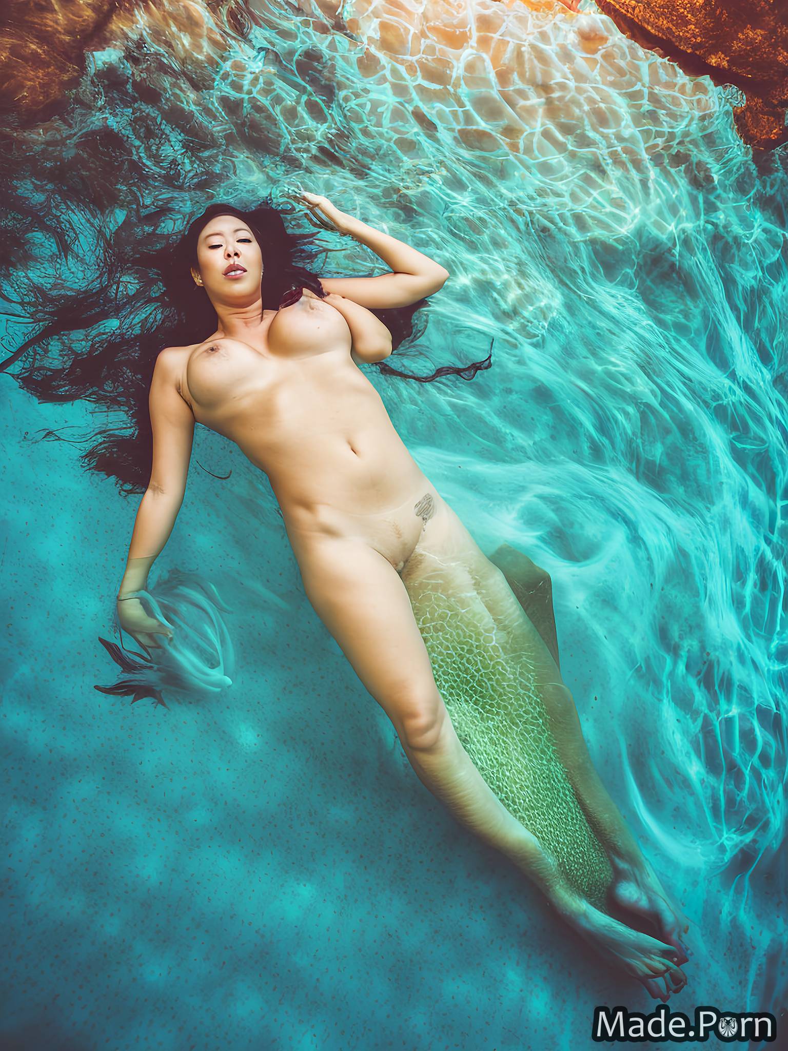 Amateur Mermaid Porn - Porn image of mermaid perfect boobs amateur nude full shot 30 orgasm  created by AI