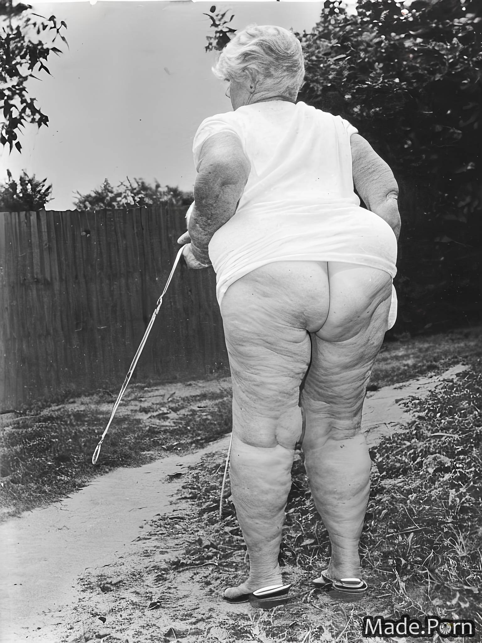 1940s Vintage Porn Plump Grandma - Porn image of 50s panty pull 40s big ass woman ssbbw fairer skin created by  AI
