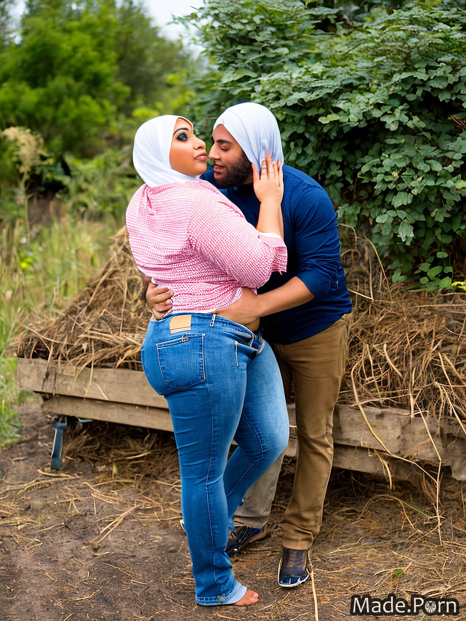 1536px x 2048px - Porn image of blowjob 30 hijab jeans Photo chubby fat bbw created by AI