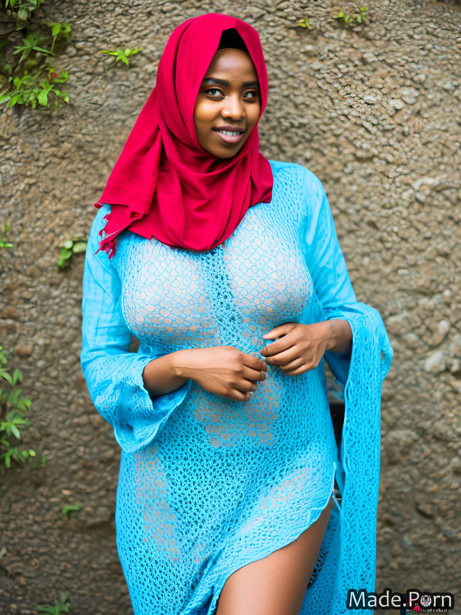 Somali Hijab Porn - Porn image of 30 fully clothed hijab somali Photo big ass thick big hips  created by AI