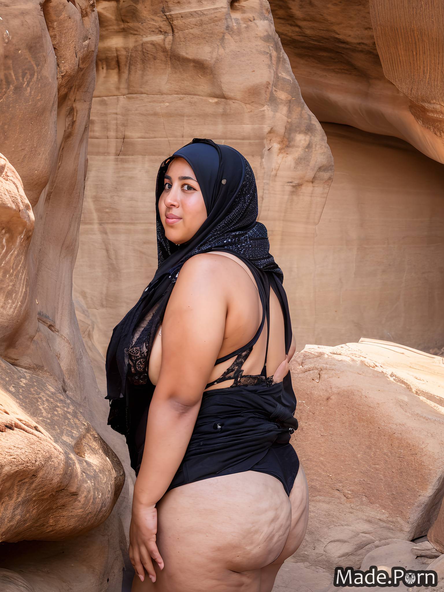 Porn image of natural tits chubby ashamed iranian nude 30 thick created by  AI