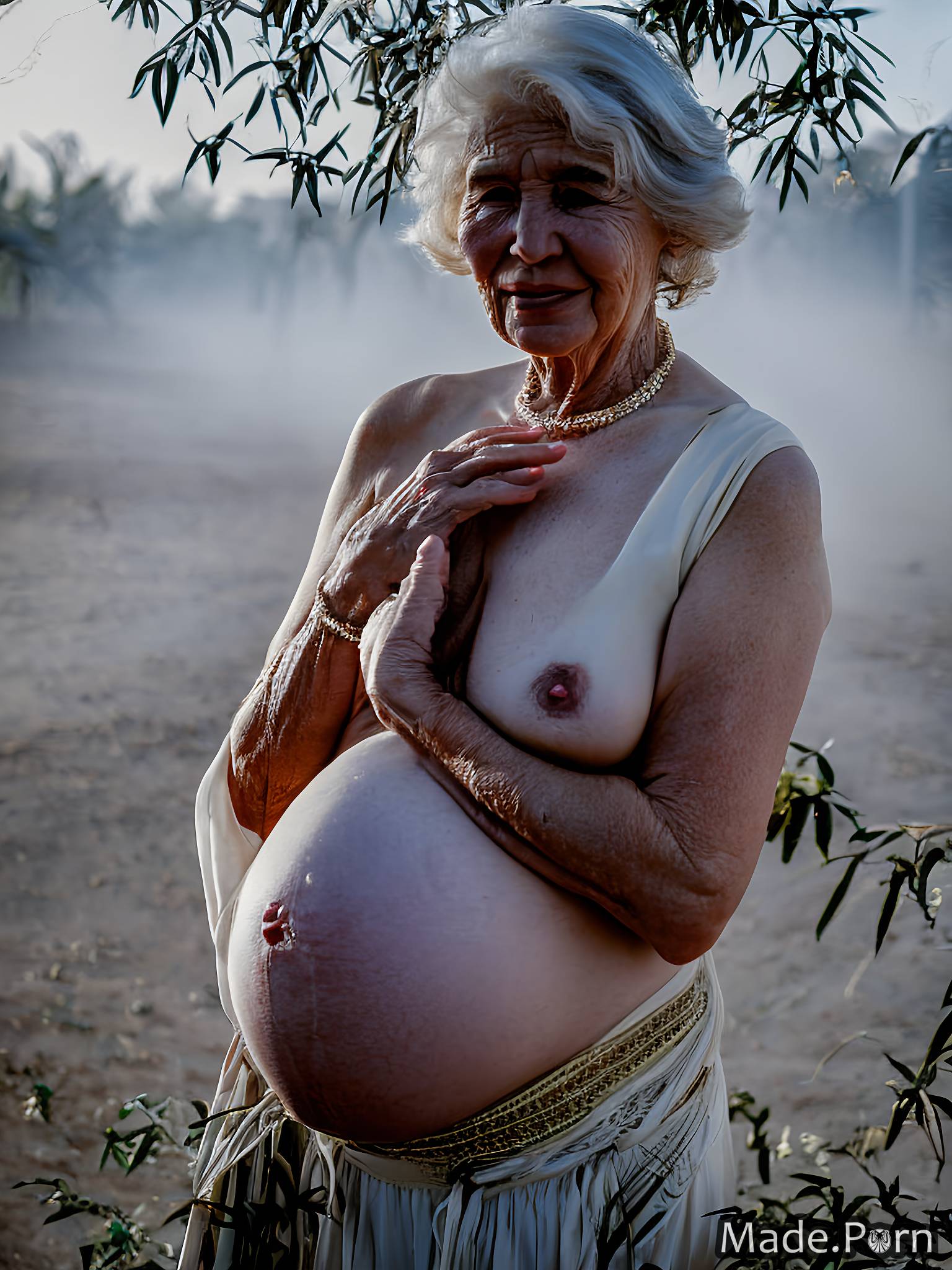 Porn image of partially nude orgasm bobcut close up pregnant dust storms  thai created by AI