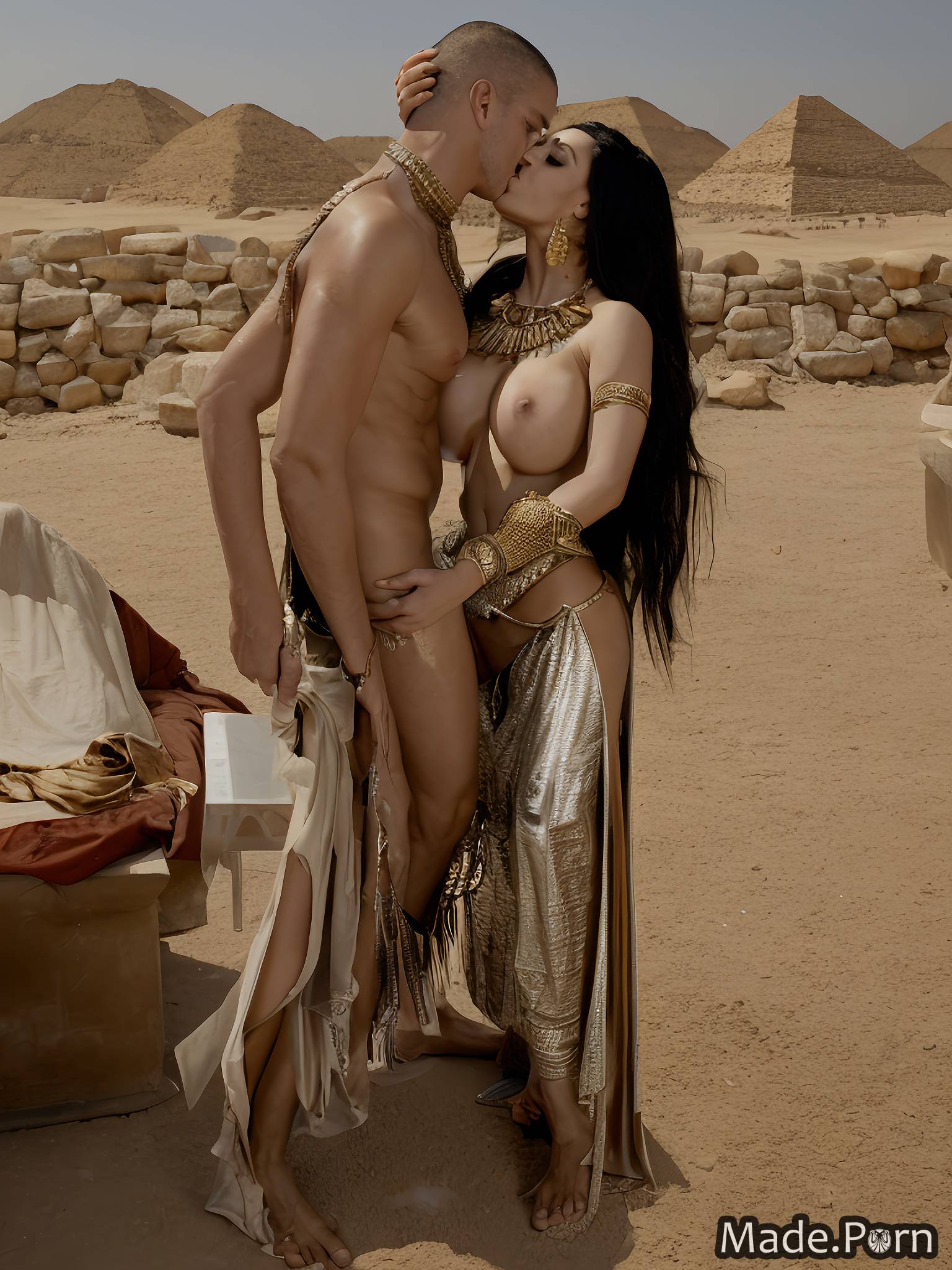 Egyptx Porn - Porn image of Pyramids of Giza, Egypt chubby fat russian babe desert slutty  created by AI