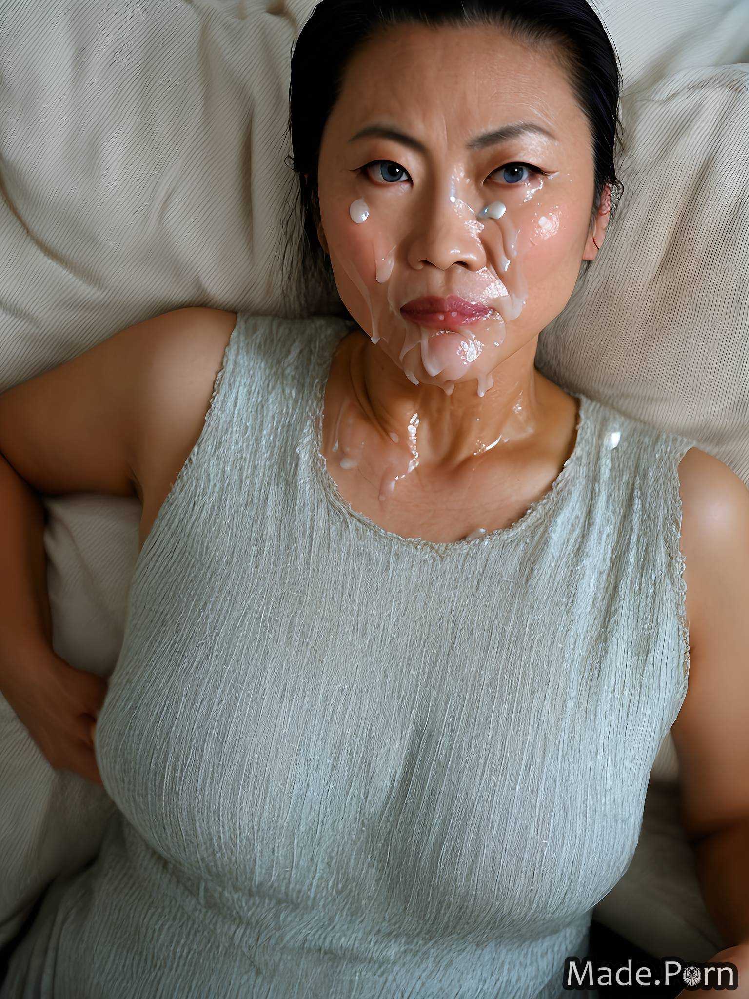 Porn image of 50 slutty facial asian made woman cumshot created by AI