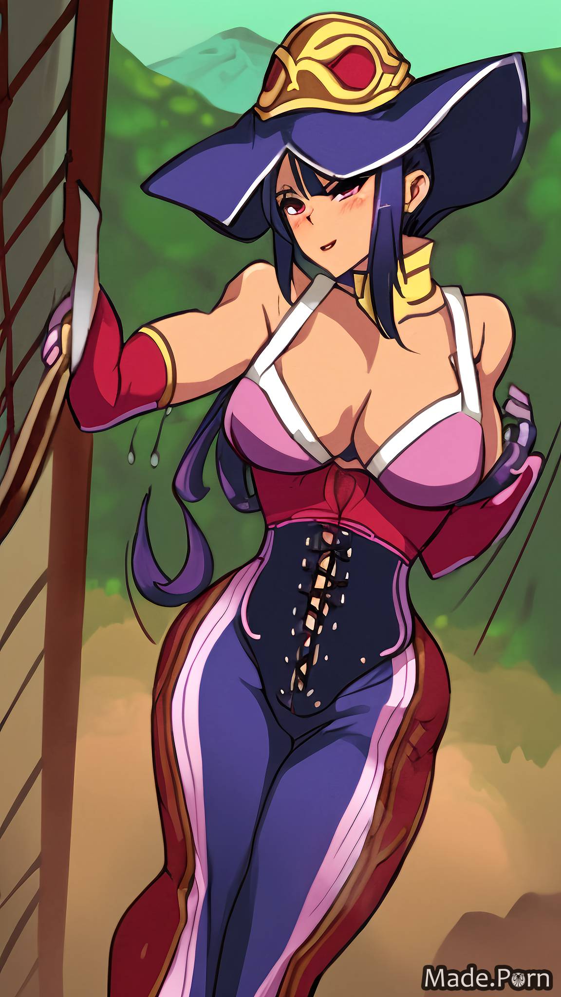 Corset Girl Hentai - Porn image of sunrise 20 corset Mesa Verde, USA black hair pigtails hentai  created by AI