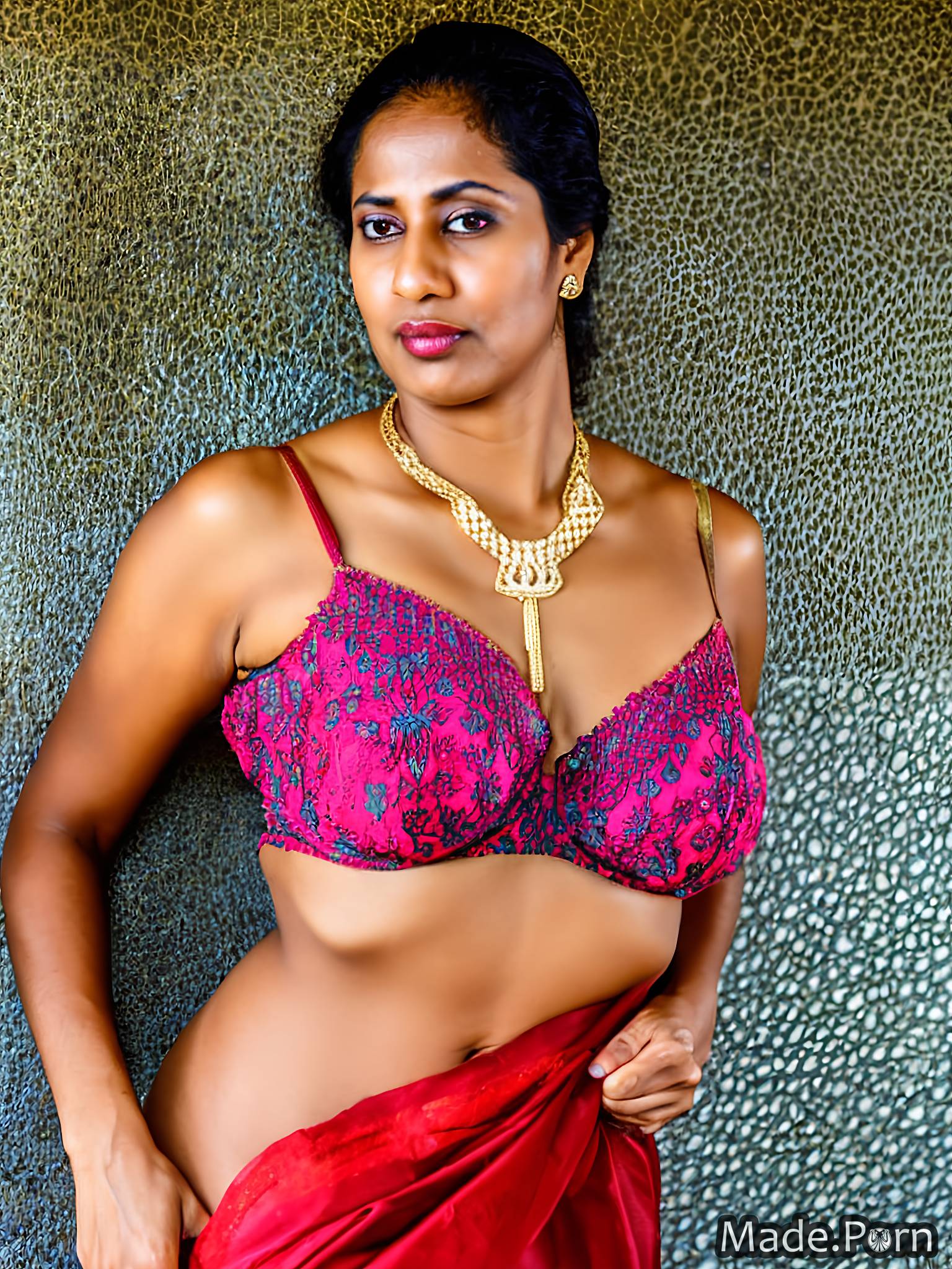 Porn image of sari indian perfect boobs fairer skin tall 40 daytime created  by AI