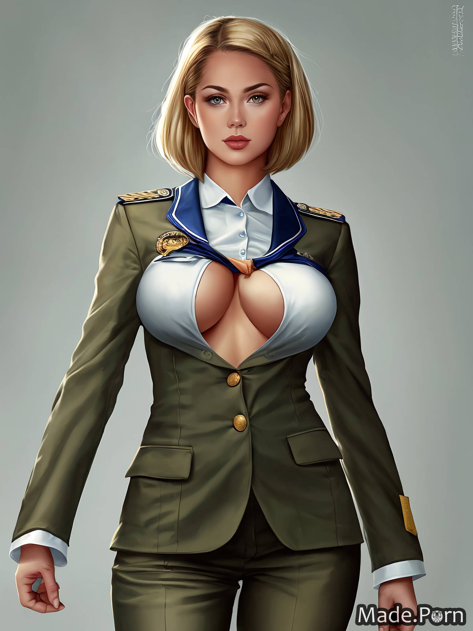 Porn image of babe perfect body sailor 20 realistic art military woman  created by AI