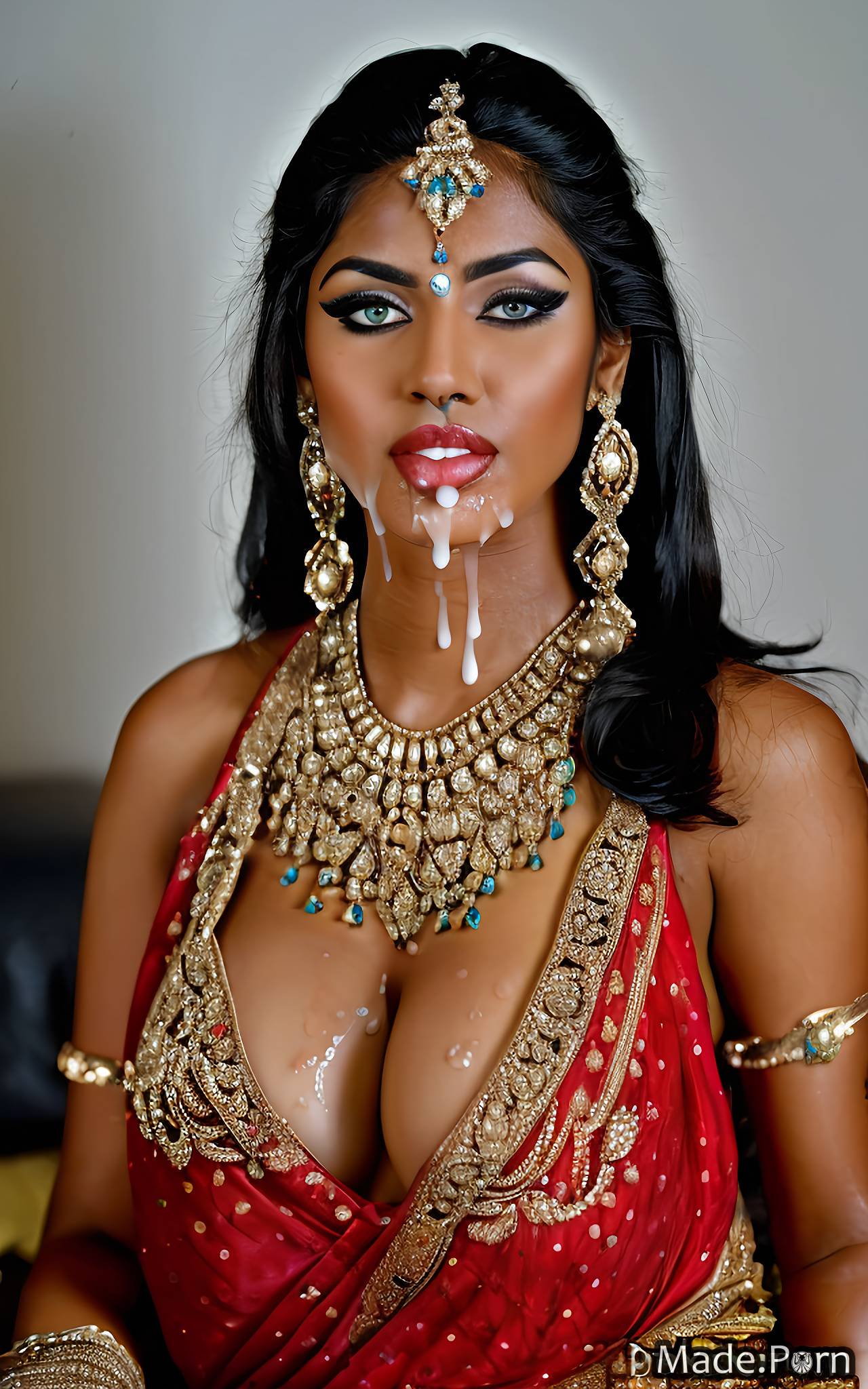 Idean Pornr Saxx - Porn image of bukkake indian made woman 20 jewelry created by AI