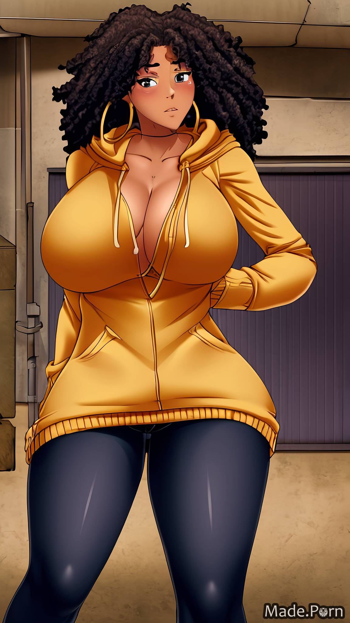 African American Anime Porn - Porn image of woman anime big tits african american hairy short 30 created  by AI