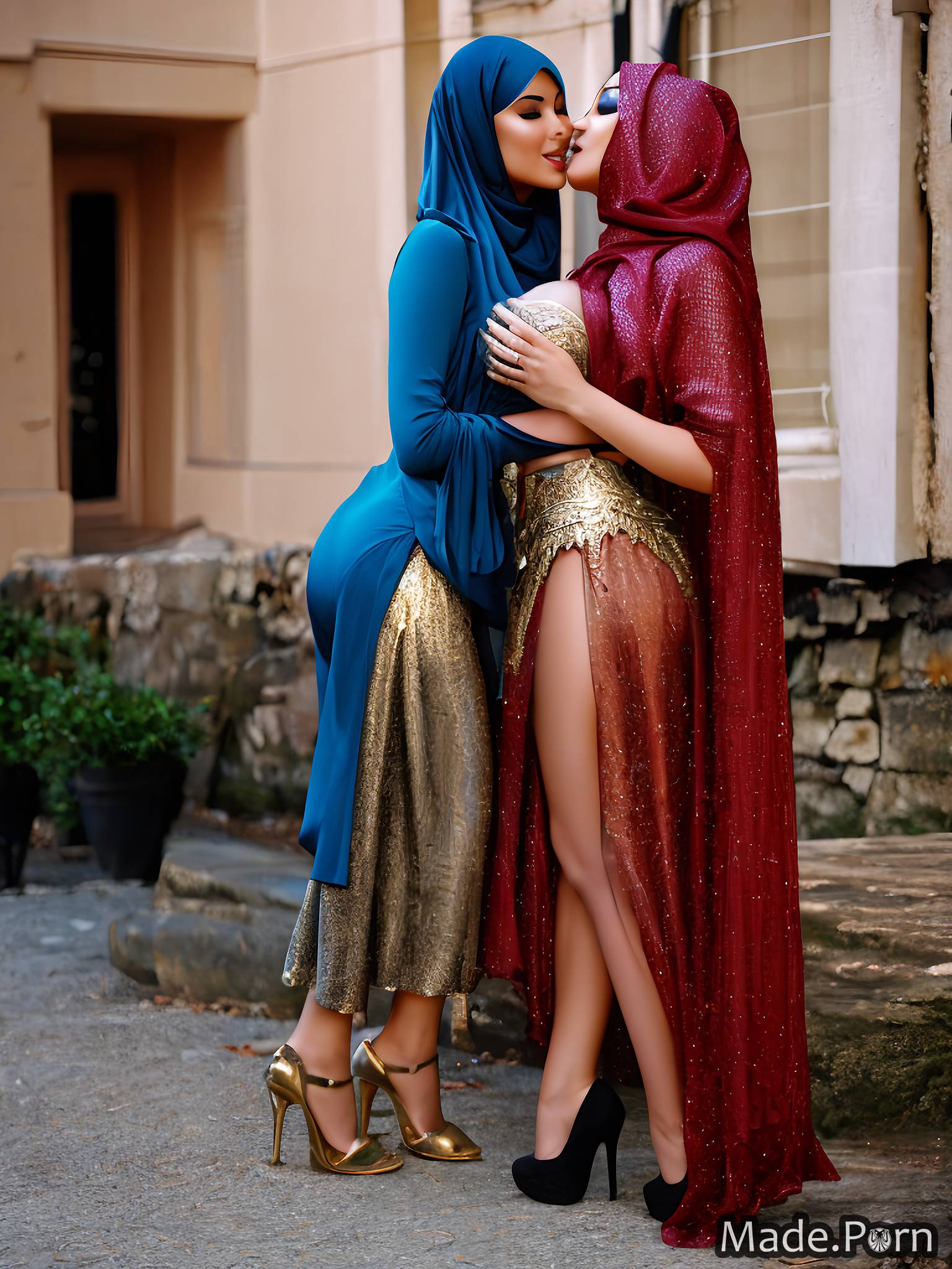 Porn image of 69 undressing hijab arabic 20 lesbian perfect body  