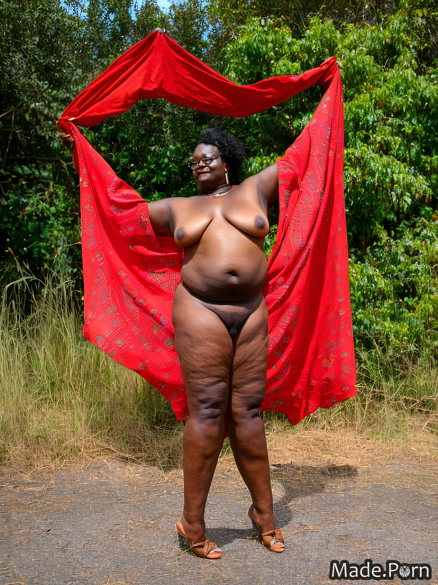 Porn image of ssbbw nude 60 photo african created by AI