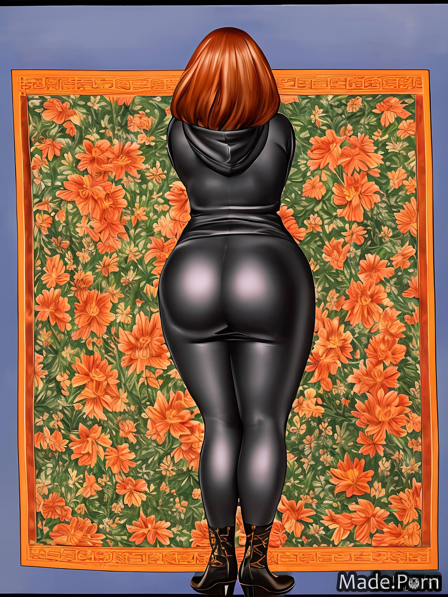 1536px x 2048px - Porn image of lycra woman yoga pants 30 big hips chubby made created by AI